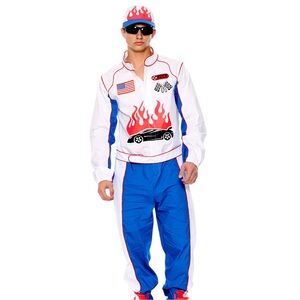 Forplay Formula Won Men's Racer Costume